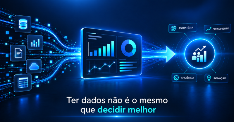 Tomada de decisão com dados: transformação de dados e contexto em decisões melhores.